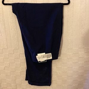 Women’s Karen Scott pants comfort waist intrepid blue large size 100% cotton